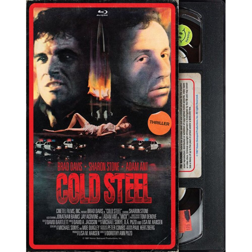 Cold Steel (Retro VHS Packaging)  BLU-RAY